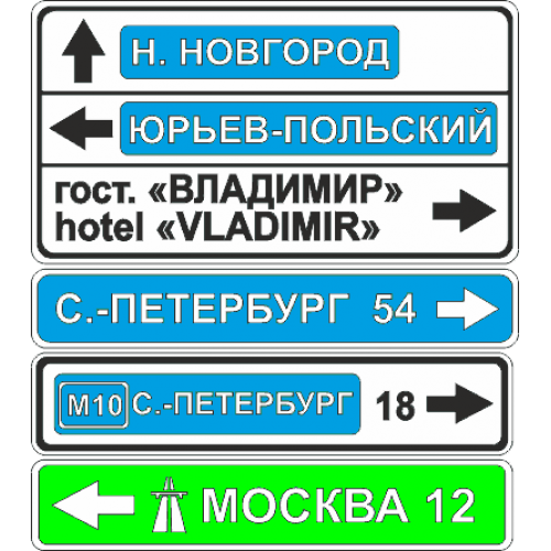 Установка информационных знаков. Знак 6.10.1 указатель направлений. Указатель направления 6.10.1 типоразмер. Знак 6.10.1 указатель направлений Технологический съезд. Дорожные знаки указатели населенных пунктов.